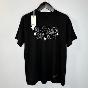 Bossi Sportwear "Dream of Me" T-Shirt Crew Neck Black Short Sleeve Sz XXS New